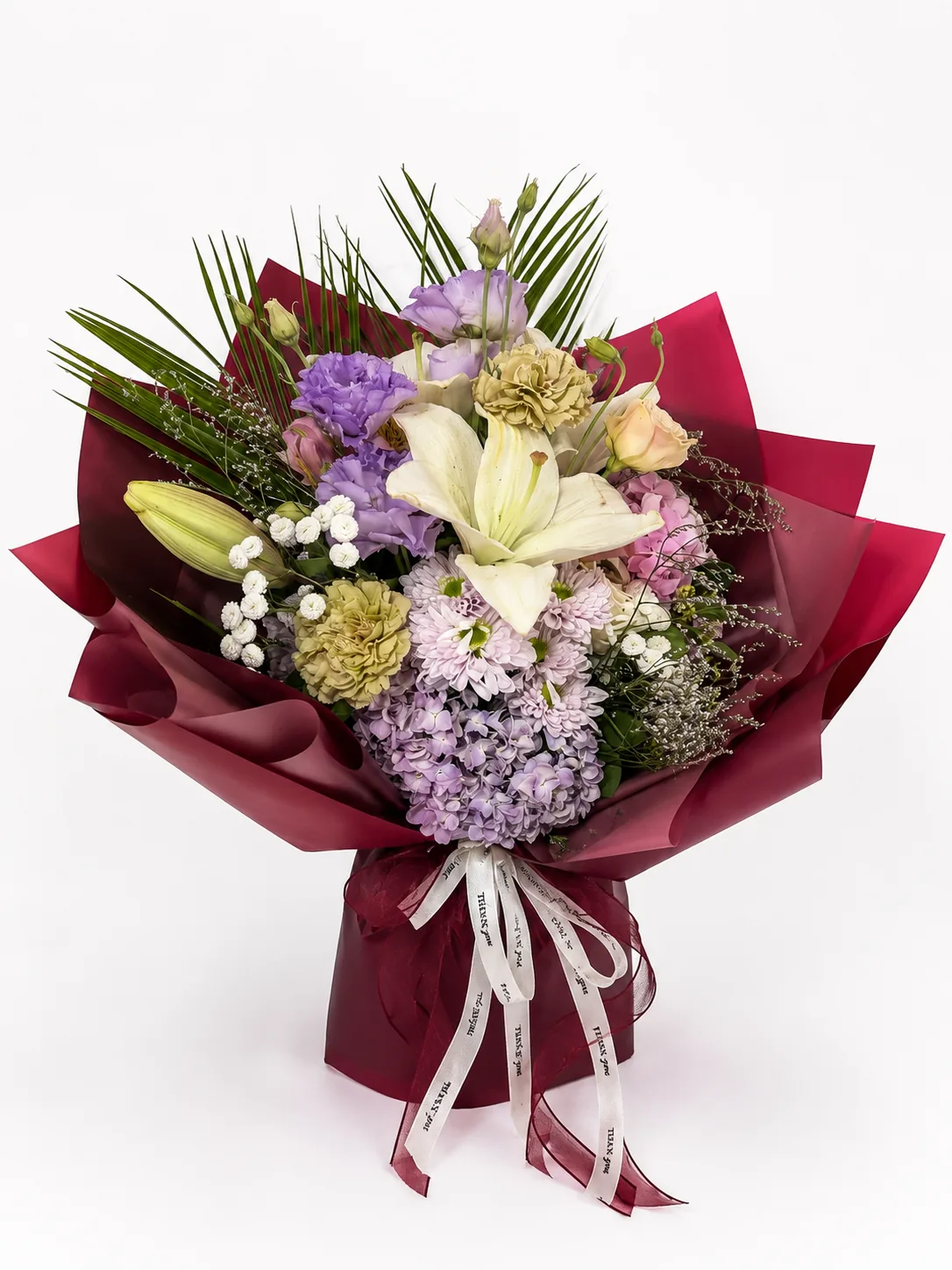 Mixed bouquet of lilies and hydrangea - flower delivery in Prilep